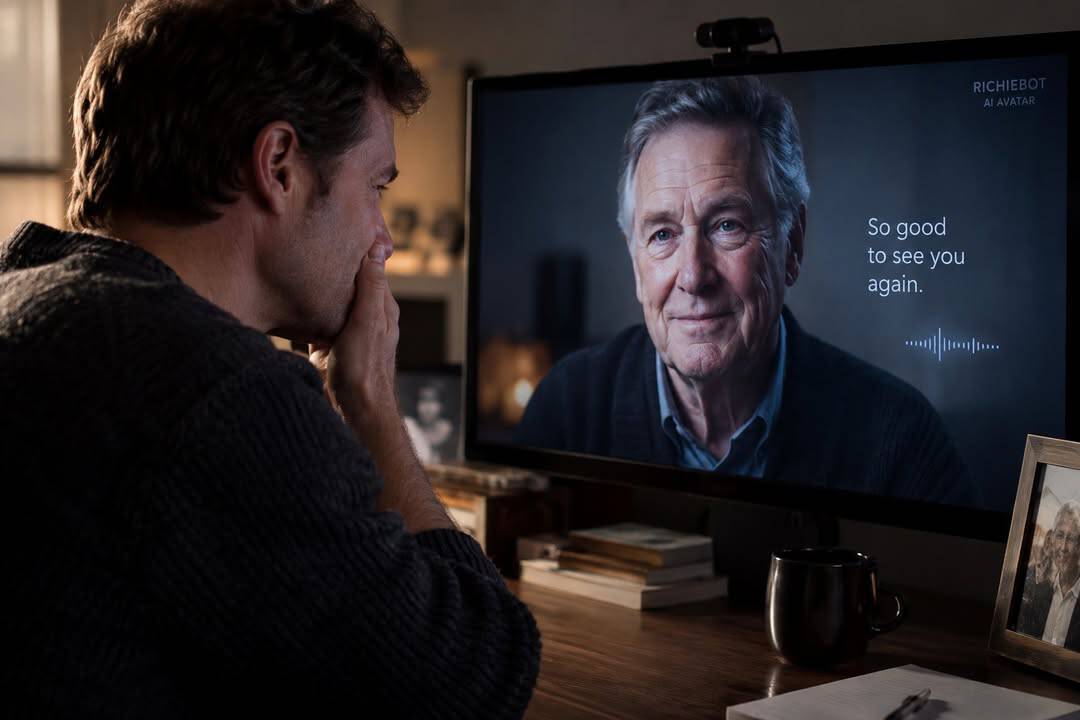 His Father Died. So He Rebuilt Him With AI.